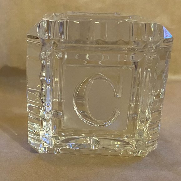Waterford Crystal Baby Block - Picture 4 of 8